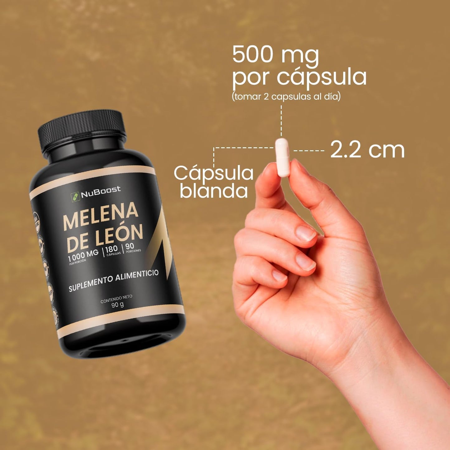 NUBOOST® |Melena de Leon| Enfoque Mental y Adios Estres