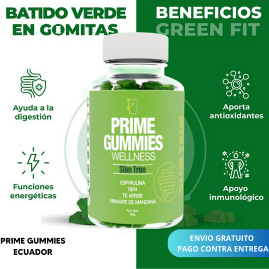 Prime Gummies® Gomitas de Zen, Epirulina y Vinagre de Manzana