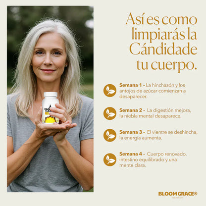 Cápsulas que reducen antojos, hinchazón y fatiga / Candida Cleanse®