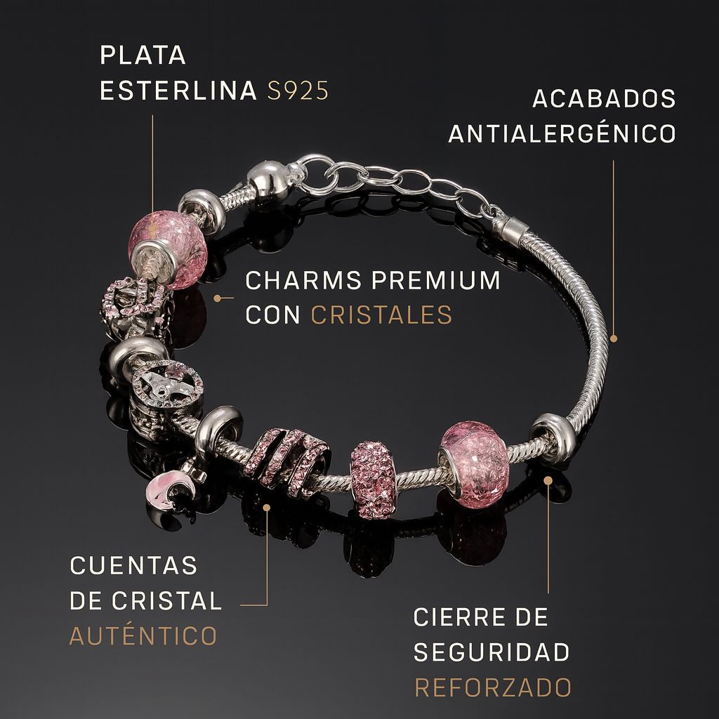 PANDORA Rose Charms Collection |11 Charms Incluidos|