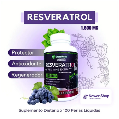 RESVERATROL IMPORTADO ORIGINAL® VUELVE A TUS MEJORES AÑOS!