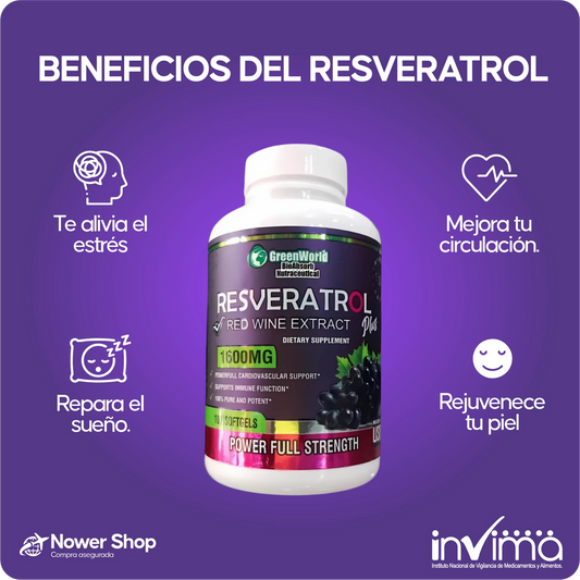 RESVERATROL IMPORTADO ORIGINAL® VUELVE A TUS MEJORES AÑOS!