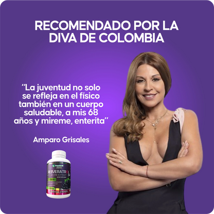 RESVERATROL IMPORTADO ORIGINAL® |OFERTA COMPRA 1 LLEVA 1 GRATIS|